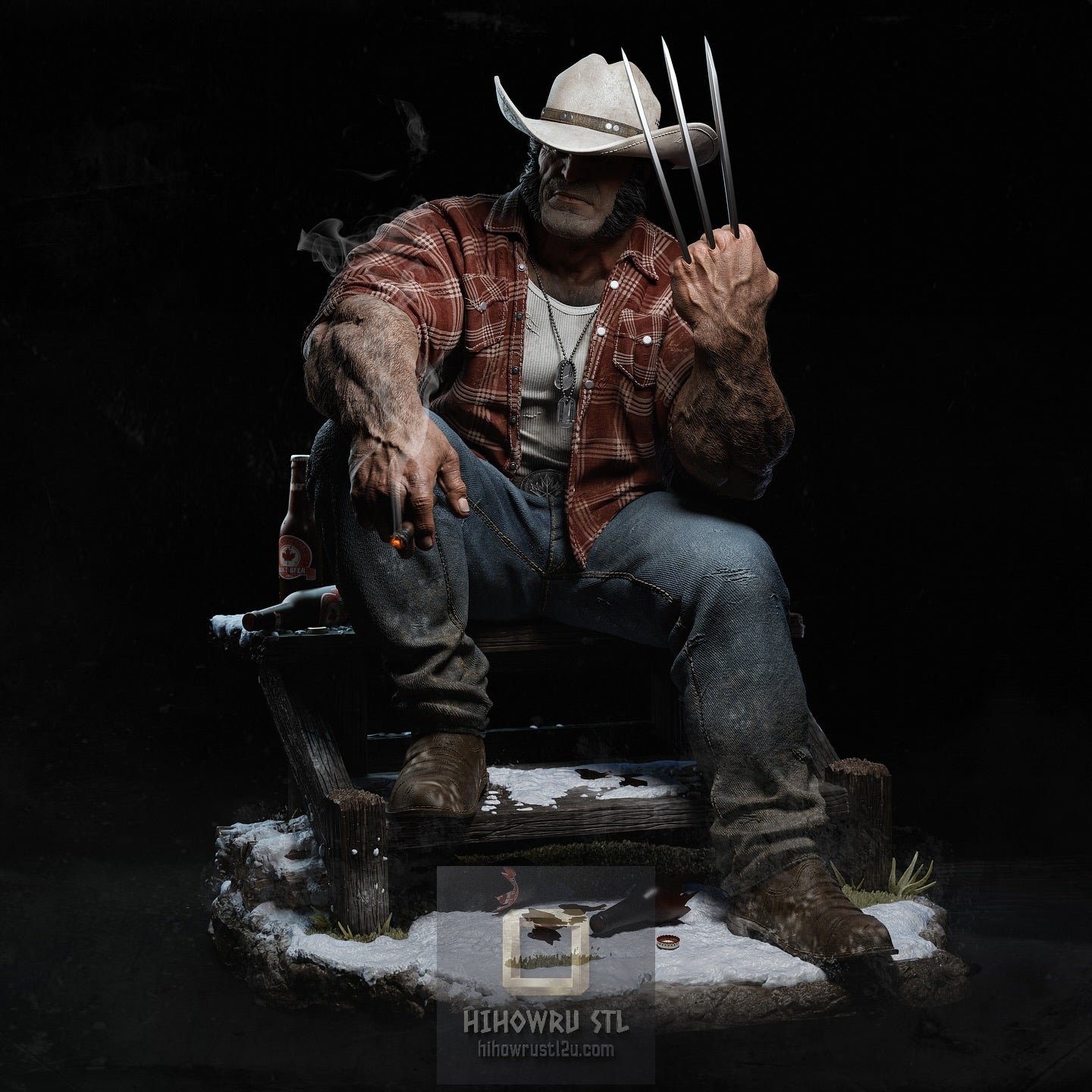 5487 WOLVERINE - X-MEN - STL 3D Print Files