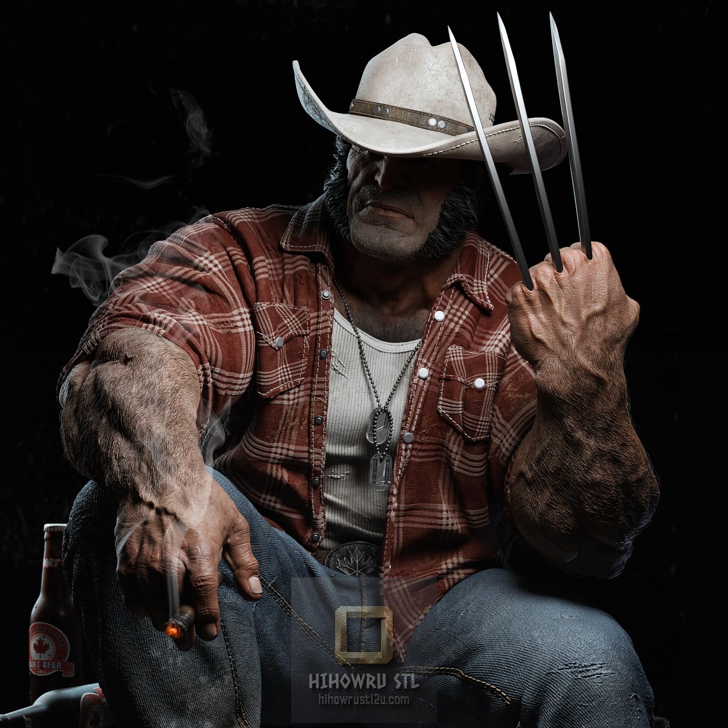5487 WOLVERINE - X-MEN - STL 3D Print Files