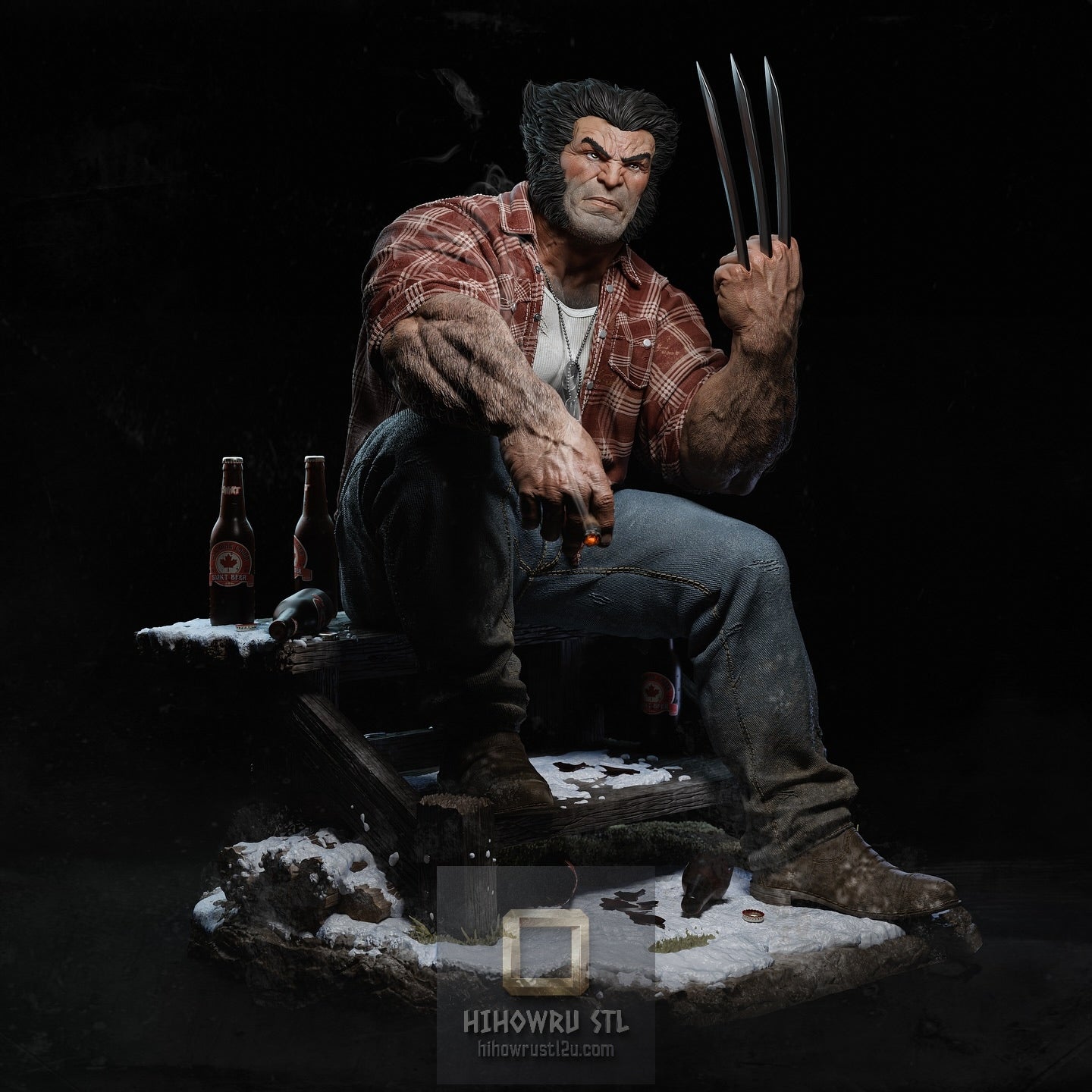 5487 WOLVERINE - X-MEN - STL 3D Print Files