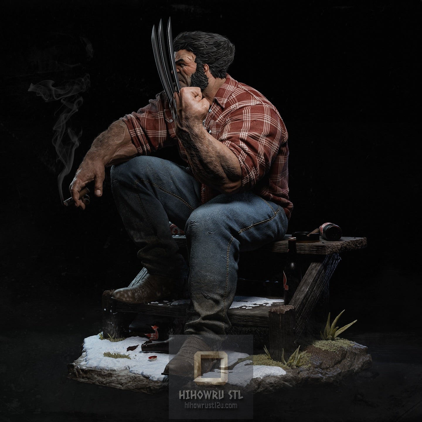 5487 WOLVERINE - X-MEN - STL 3D Print Files