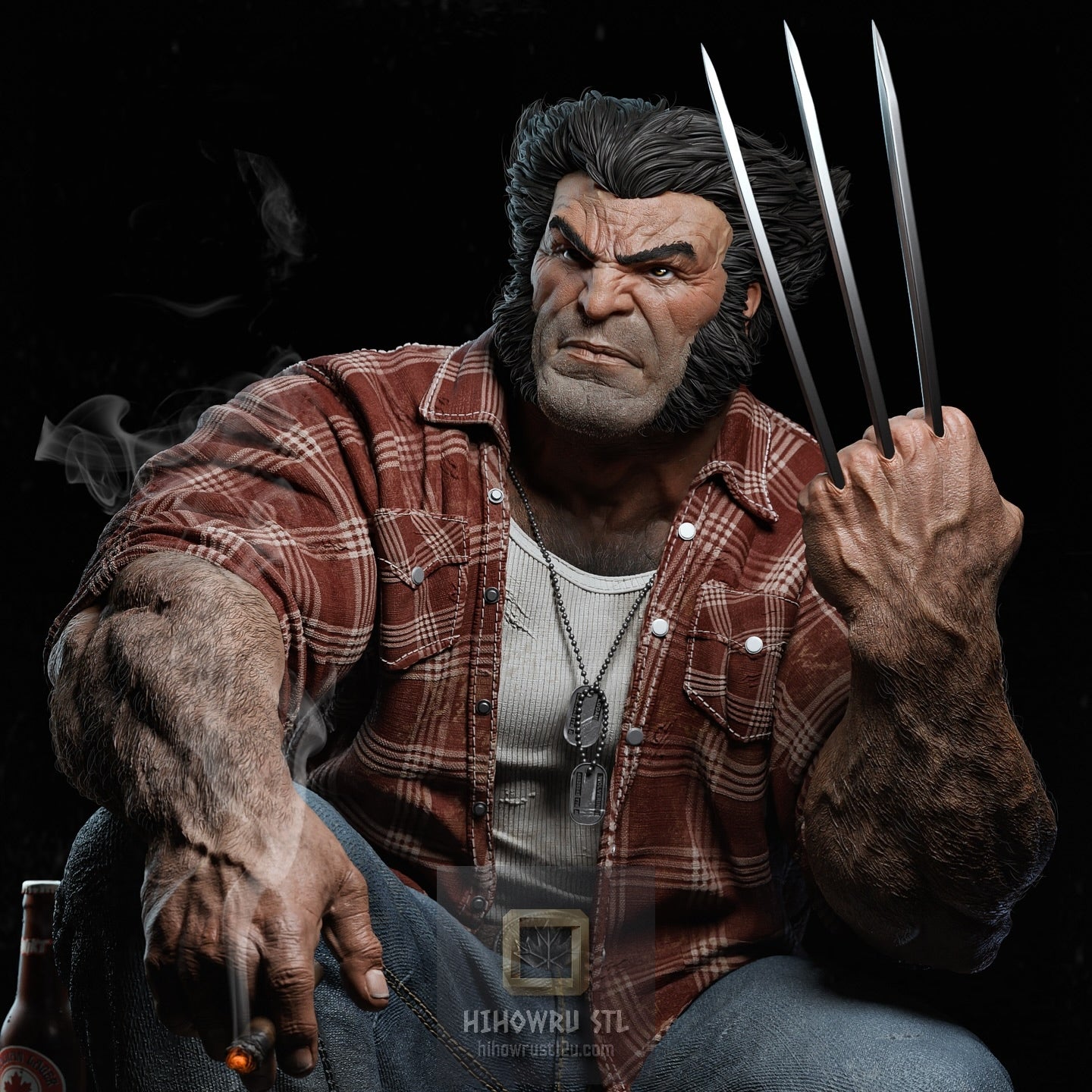 5487 WOLVERINE - X-MEN - STL 3D Print Files