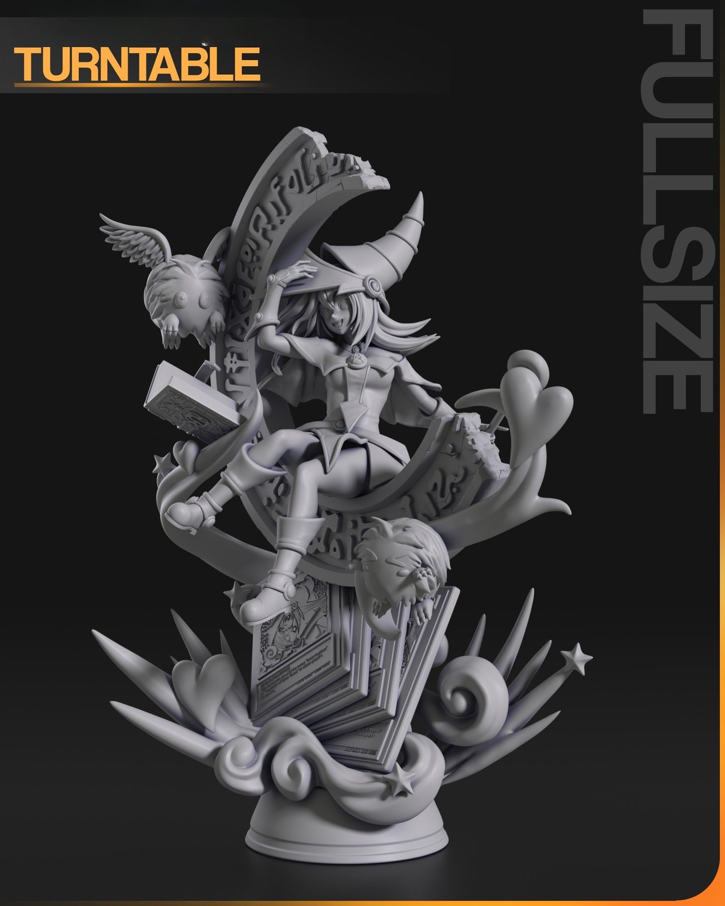 3179 Dark Magician Girl - Yu-Gi-Oh! - STL 3D Print Files