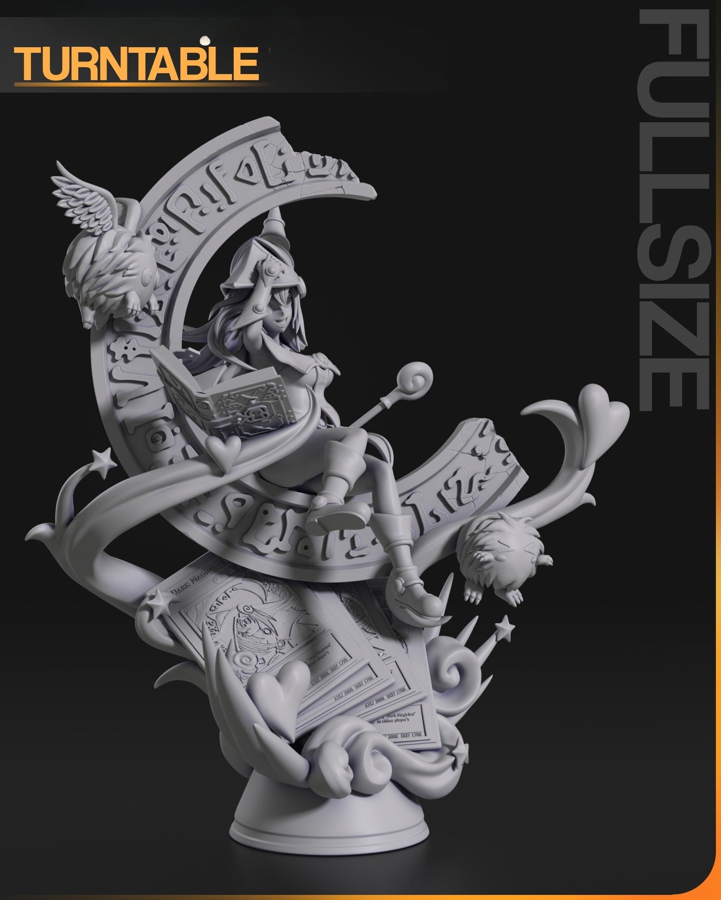 3179 Dark Magician Girl - Yu-Gi-Oh! - STL 3D Print Files