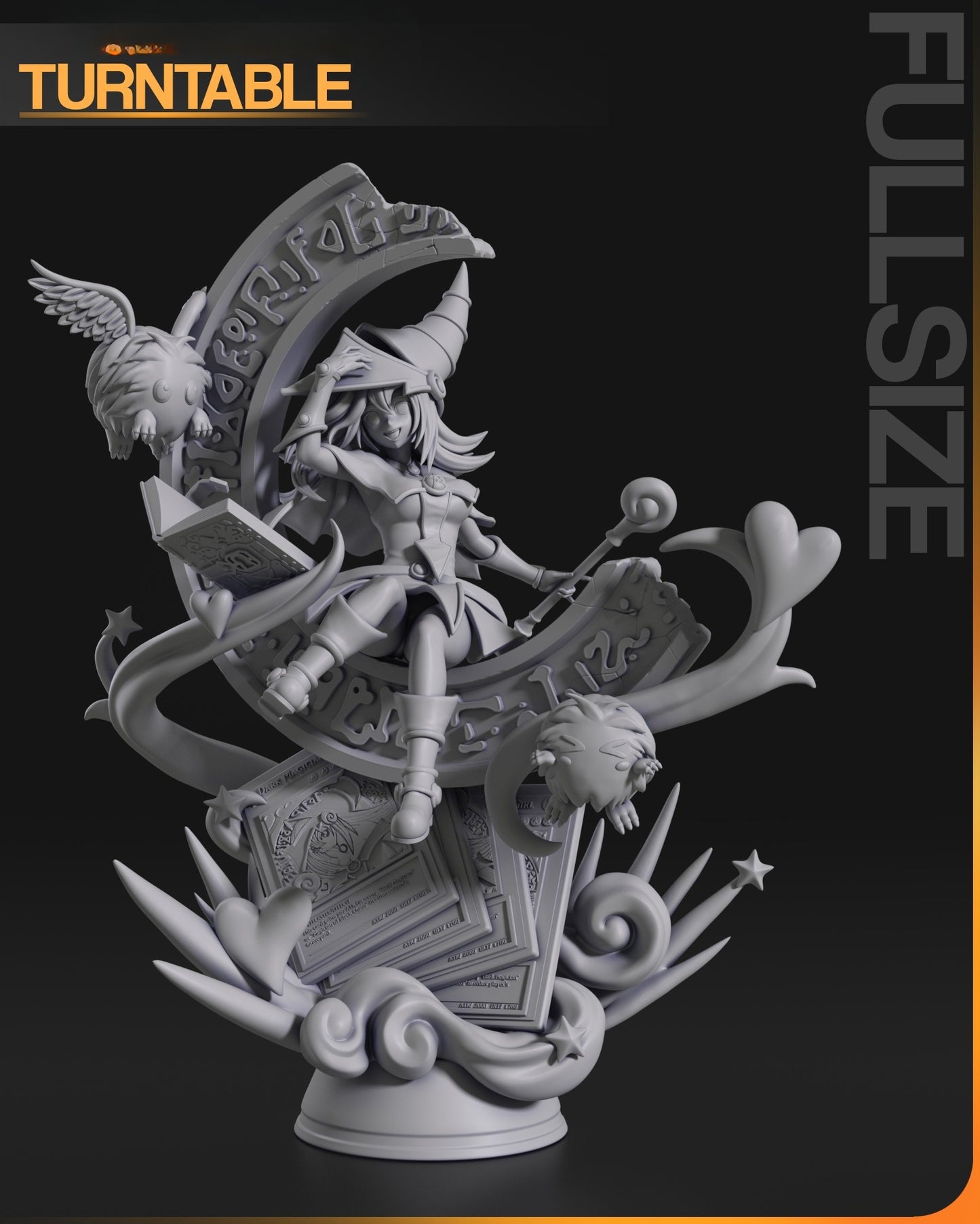 3179 Dark Magician Girl - Yu-Gi-Oh! - STL 3D Print Files