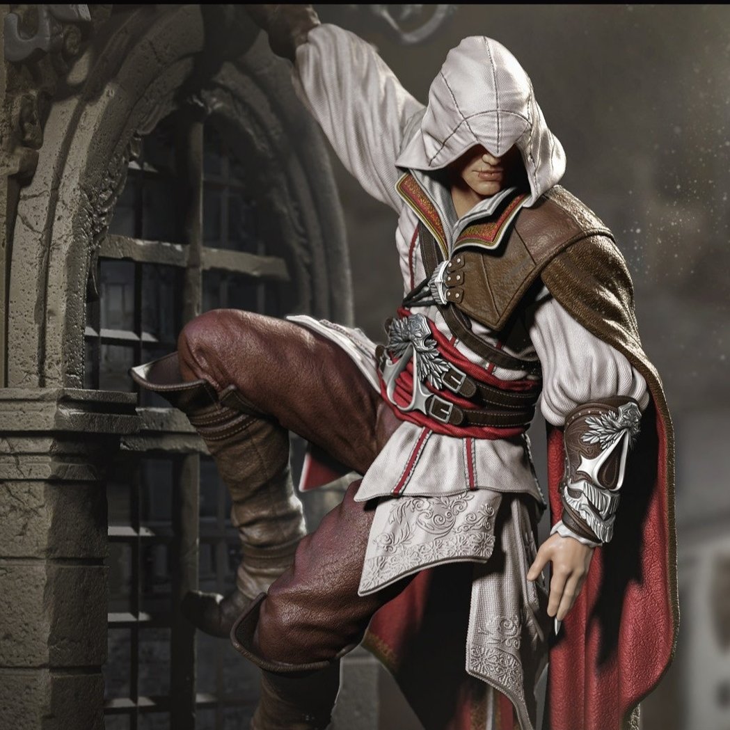 3204 Ezio Auditore da Firenze - Assassin's Creed - STL 3D Print Files