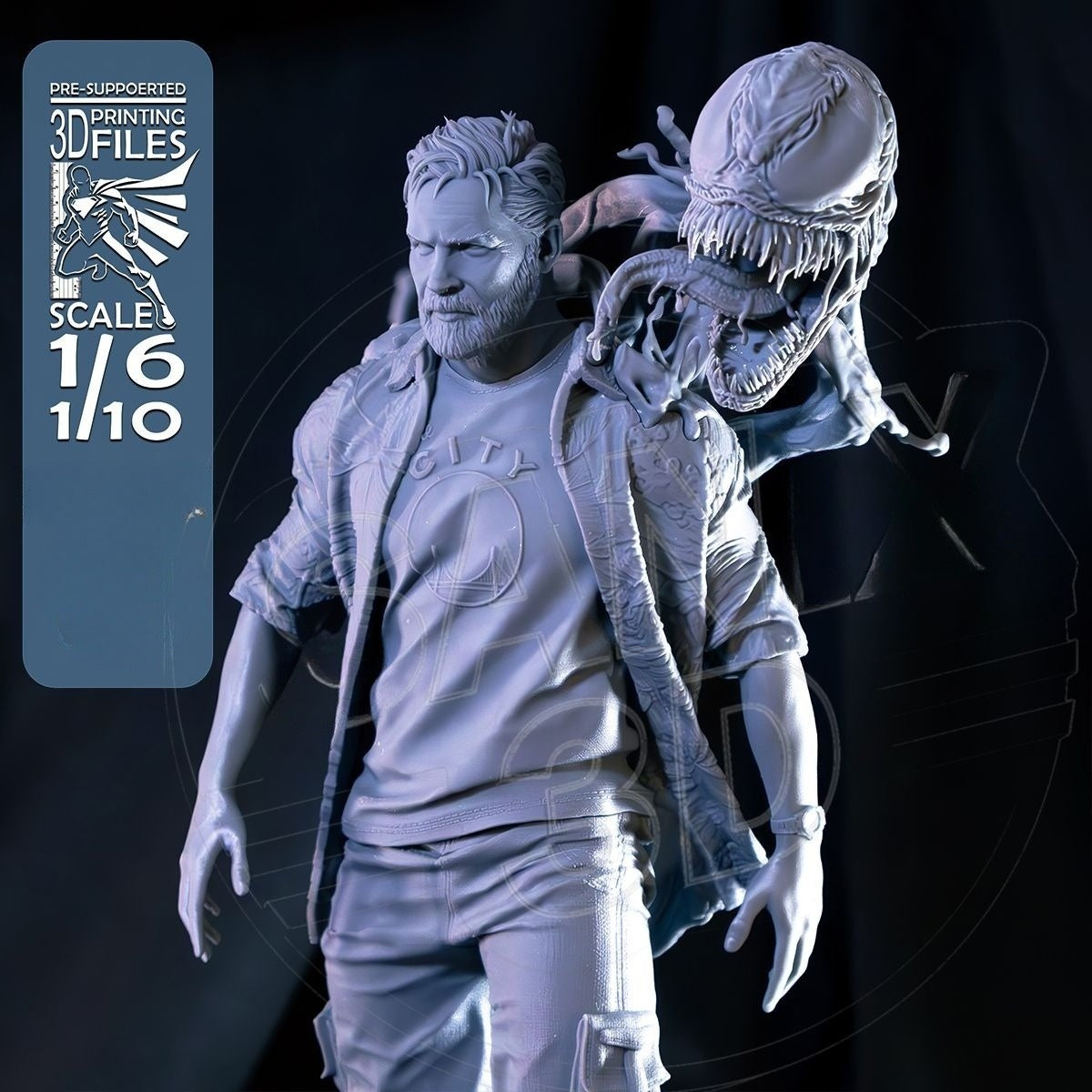 3303 Eddie Brock and Venom - The Last Dance - STL 3D Print Files