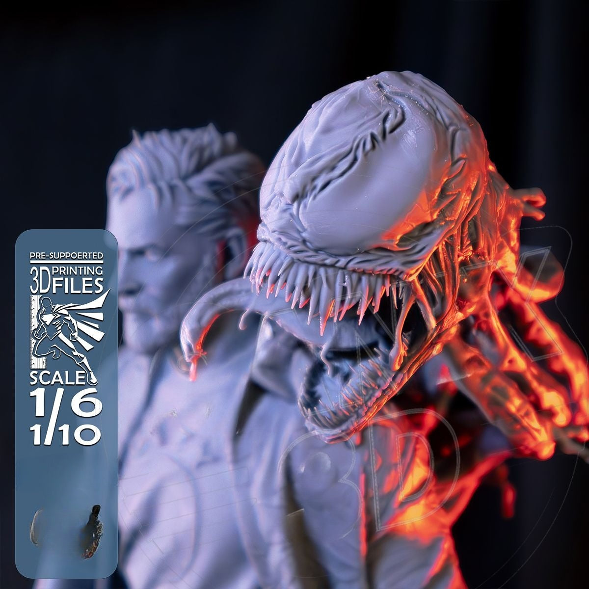 3303 Eddie Brock and Venom - The Last Dance - STL 3D Print Files