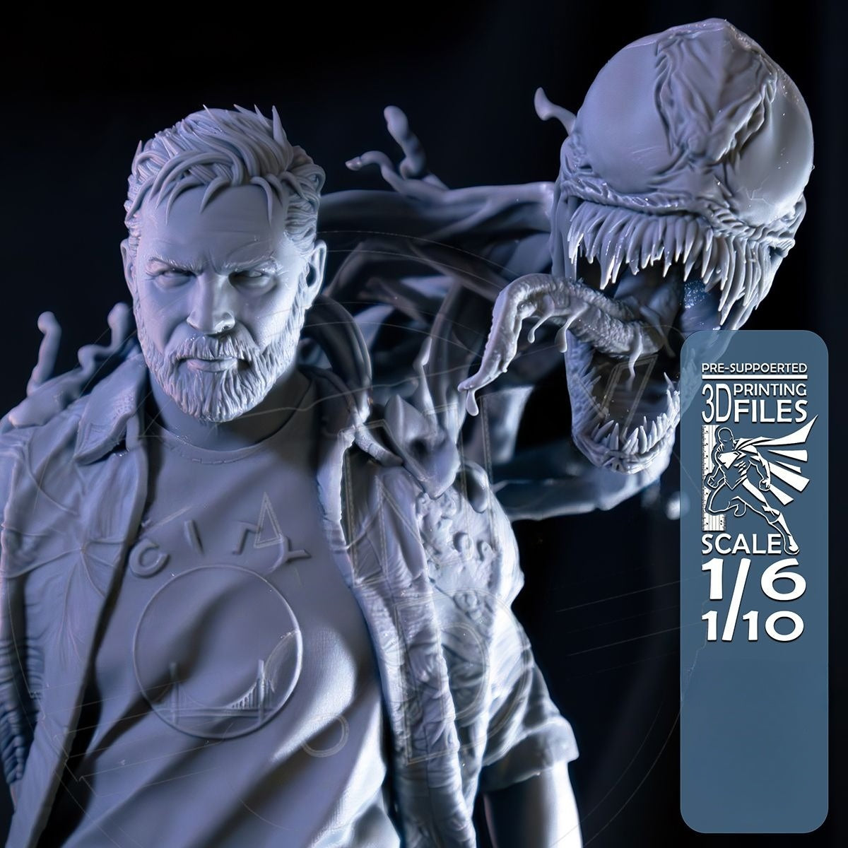 3303 Eddie Brock and Venom - The Last Dance - STL 3D Print Files