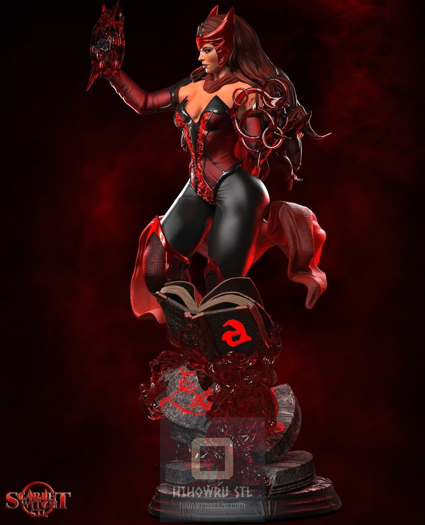 4822 Scarlet Witch - Wanda Maximoff - STL 3D Print Files