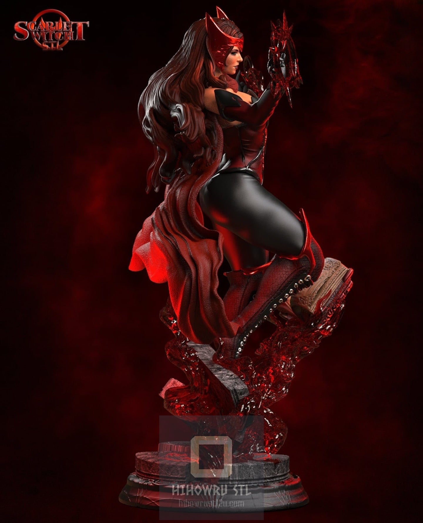 4822 Scarlet Witch - Wanda Maximoff - STL 3D Print Files