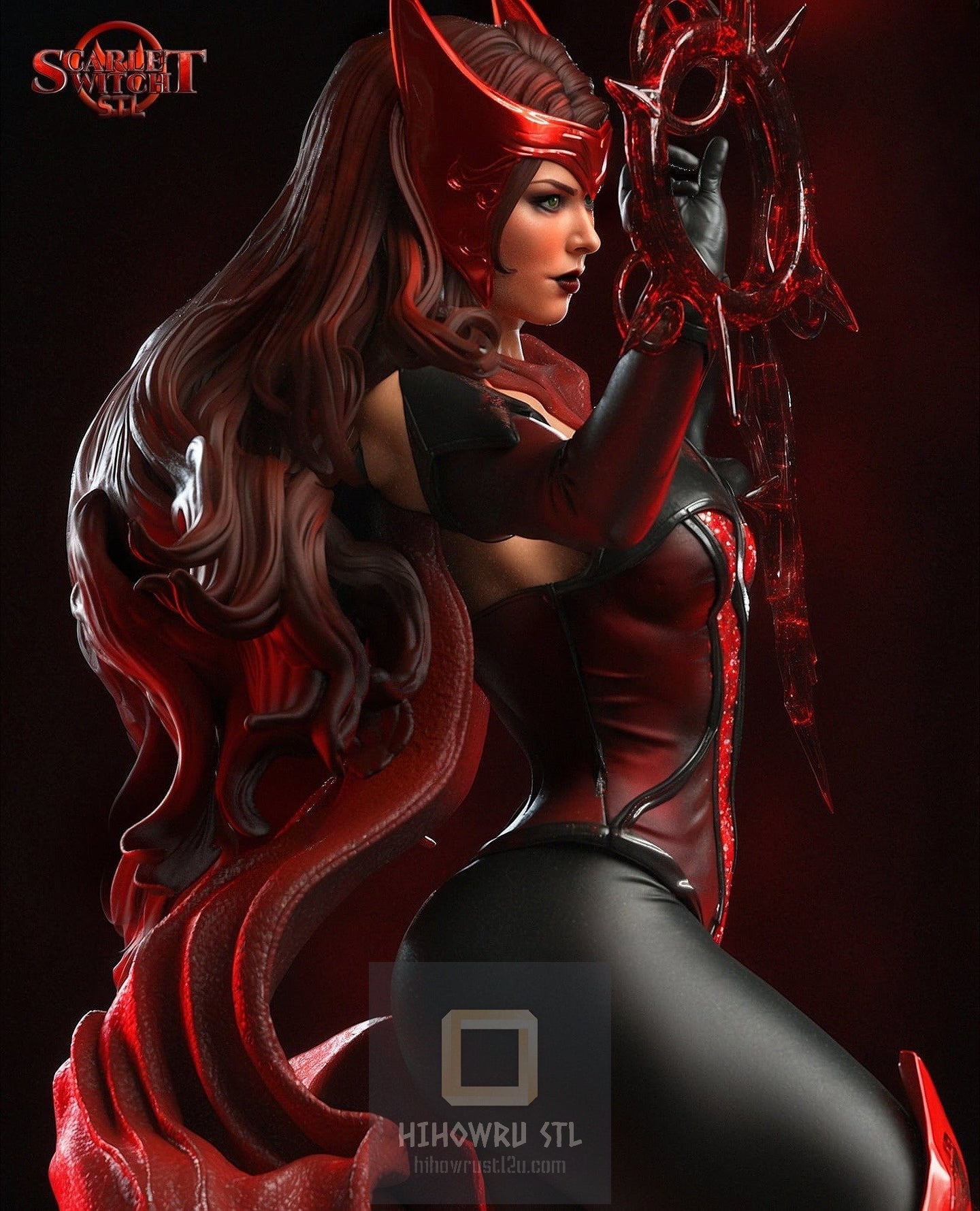 4822 Scarlet Witch - Wanda Maximoff - STL 3D Print Files
