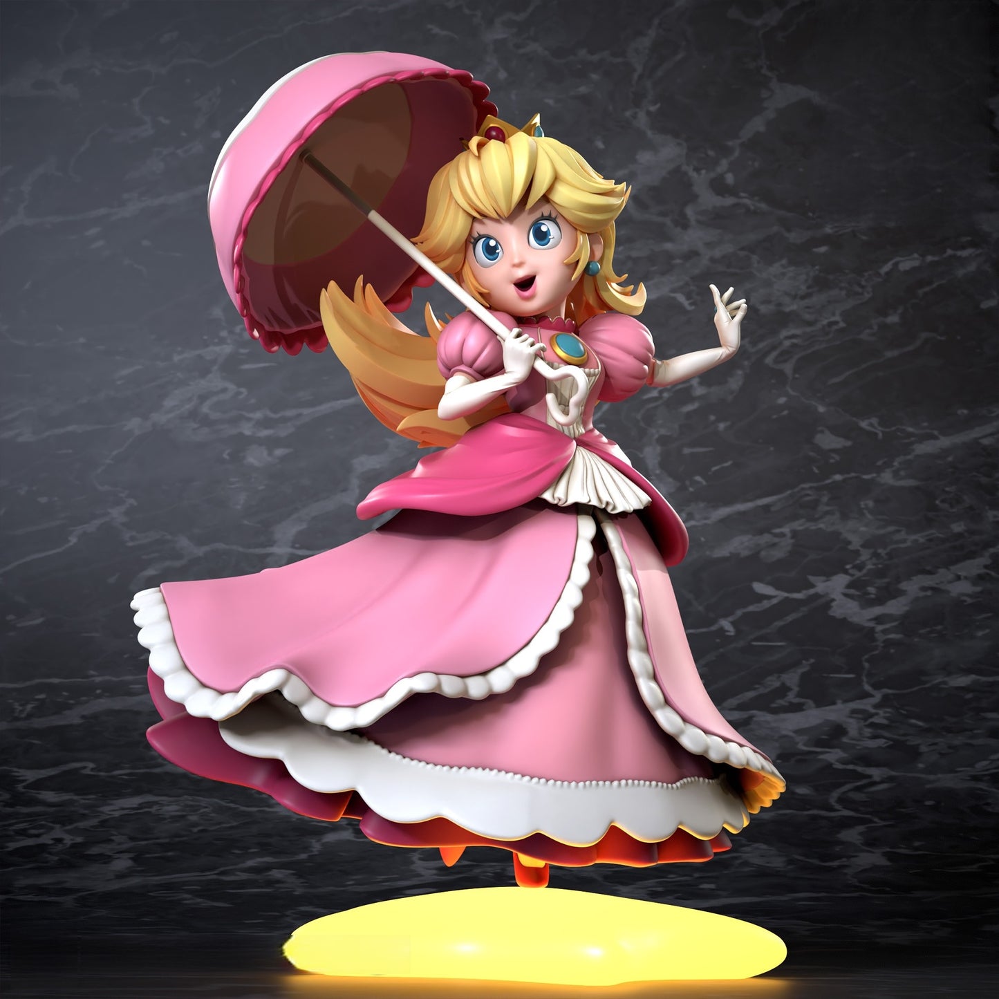 1663 Princes Peach - Super Mario Bros - STL 3D Print Files