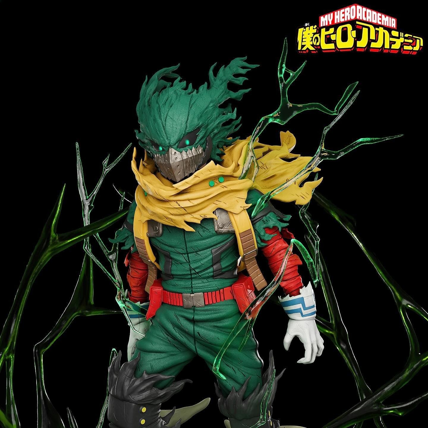 2059 Dark Deku - My Hero Academia - STL 3D Print Files