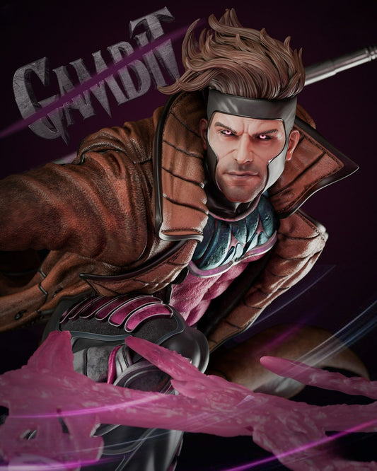 3744 Gambit - X-MEN - STL 3D Print Files