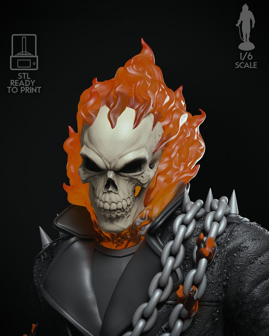 3869 Ghost Rider - Marvel Comics - STL 3D Print Files