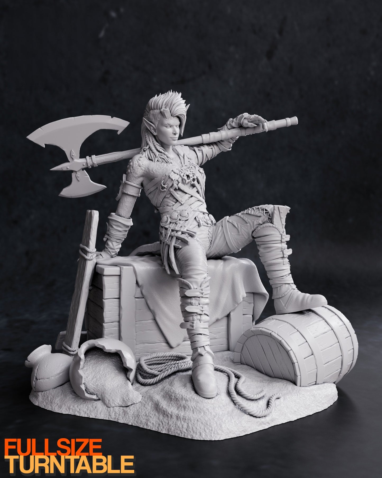 1701 Karlach - Baldur's Gate 3 - STL 3D Print Files