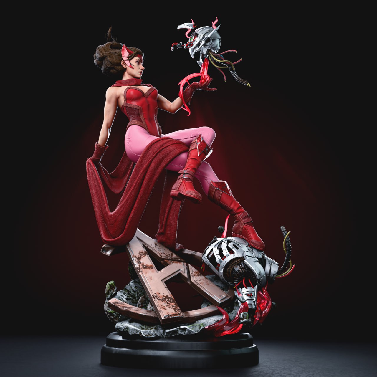 2982 Scarlet Witch - Wanda Maximoff - STL 3D Print Files