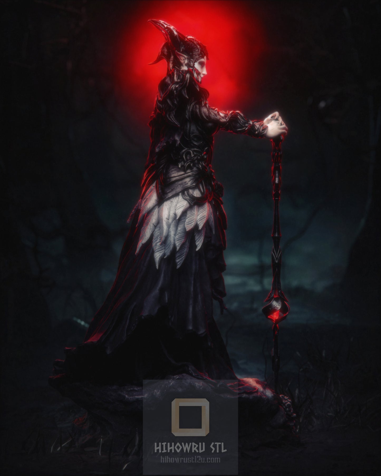 4844 Queen Ashenvale - World of Warcraft - STL 3D Print Files