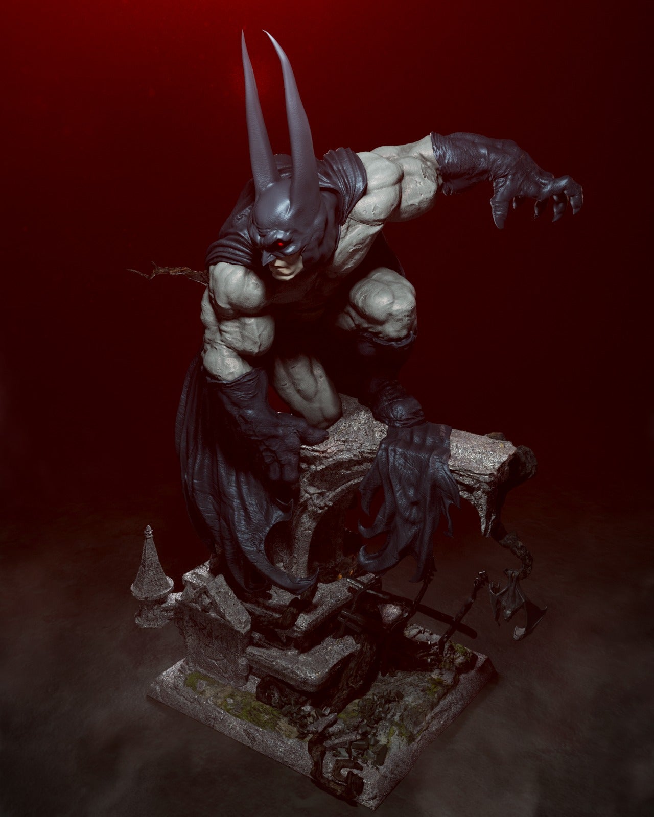 2423 Batman Vampire - DC Comics - STL 3D Print Files