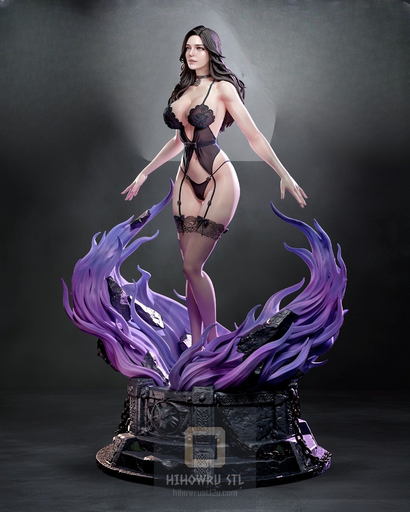 4503 Yennefer of Vengerberg NSFW - The Witcher - STL 3D Print Files
