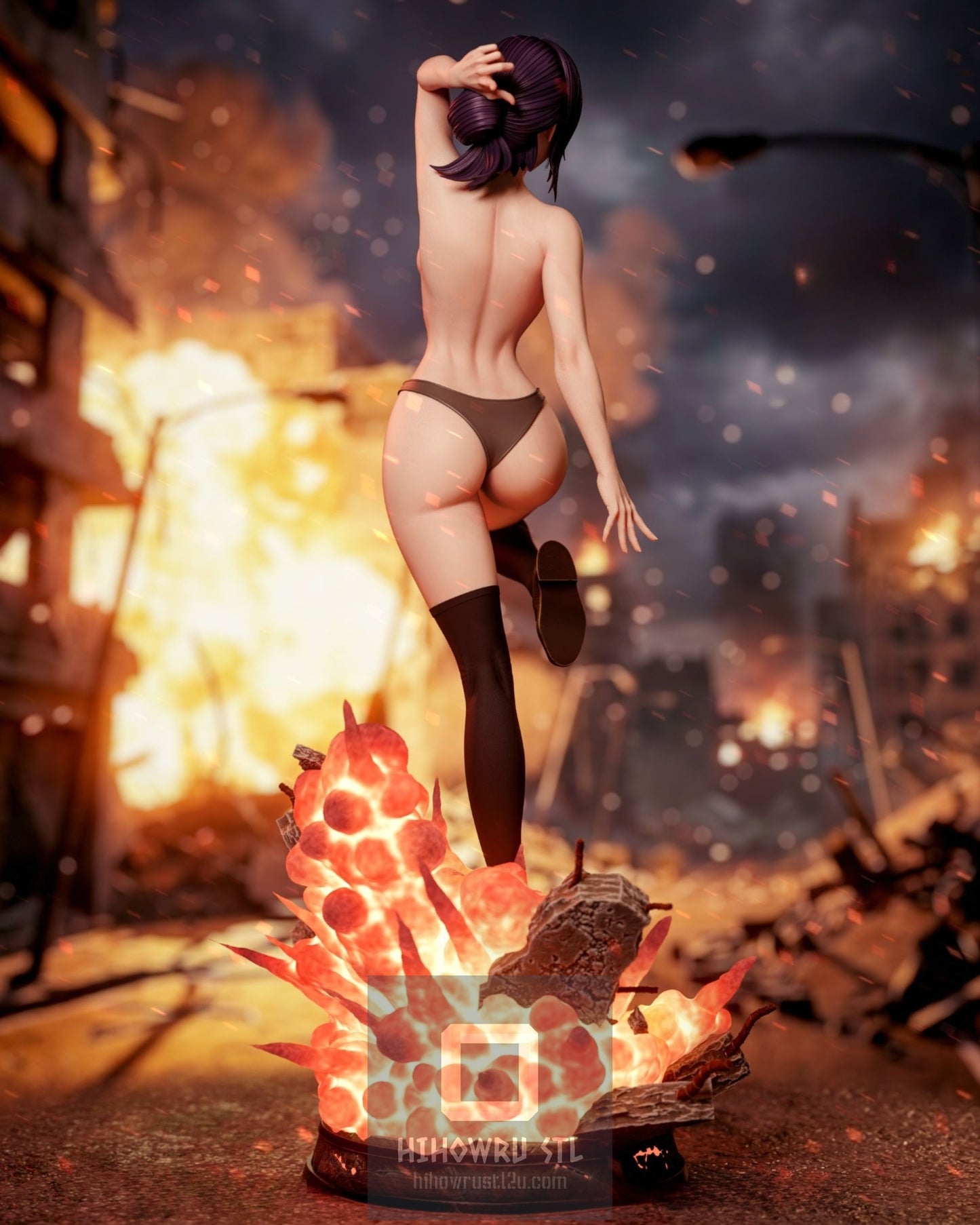 4893 Reze NSFW - Chainsaw Man - STL 3D Print Files