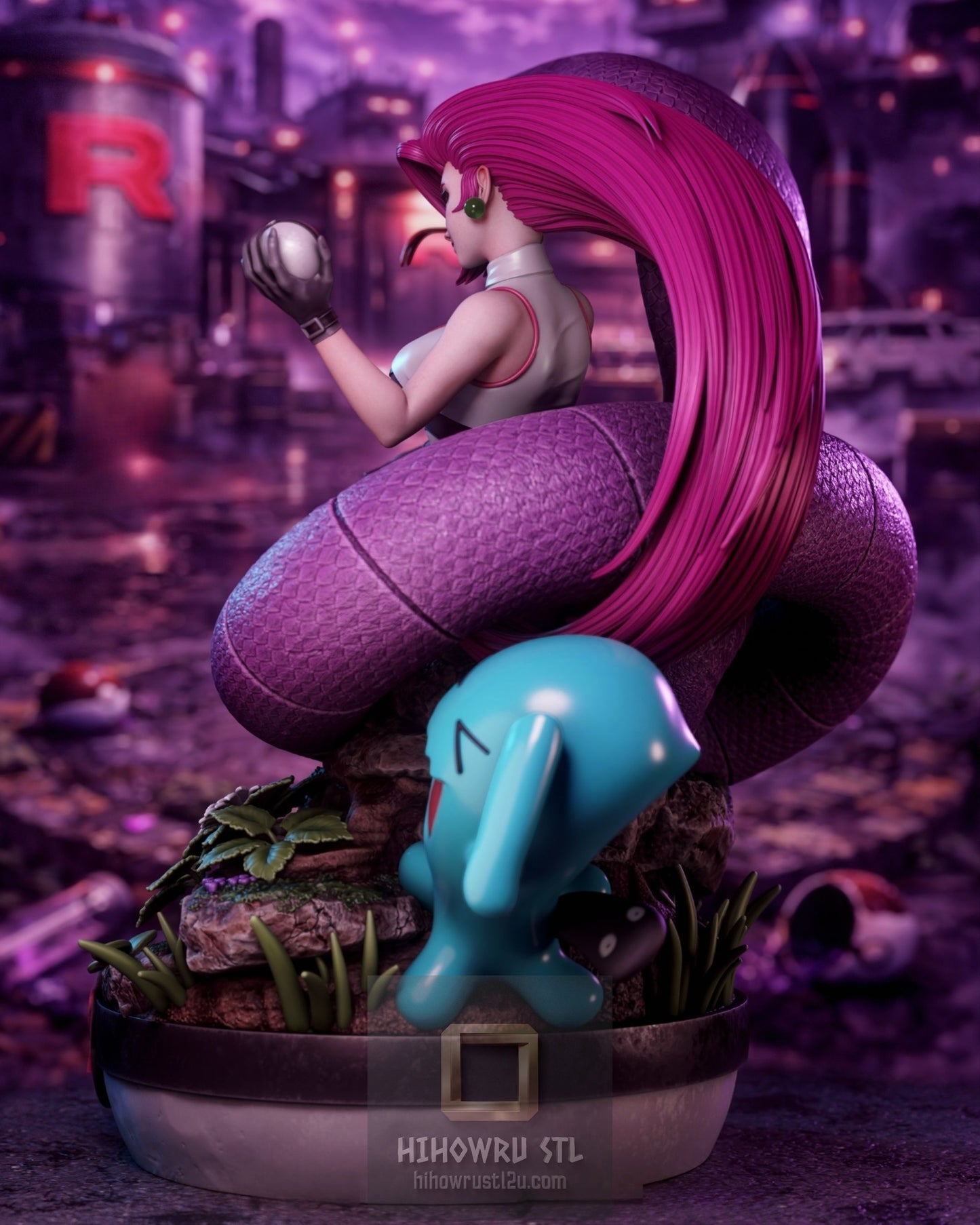 5038 Jessie NSFW - Pokemon - STL 3D Print Files