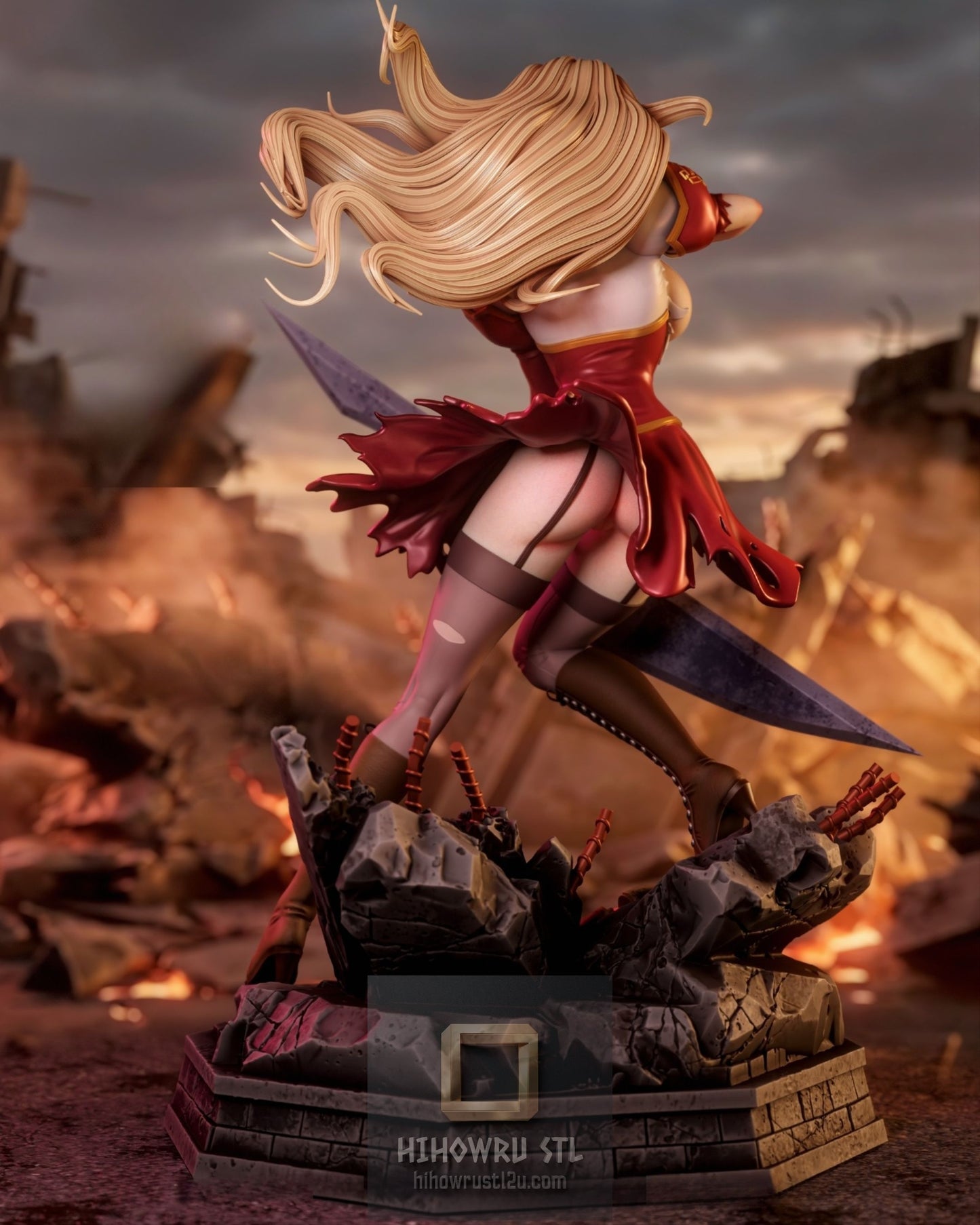 5223 Satellizer L. Bridget NSFW - Freezing - STL 3D Print Files