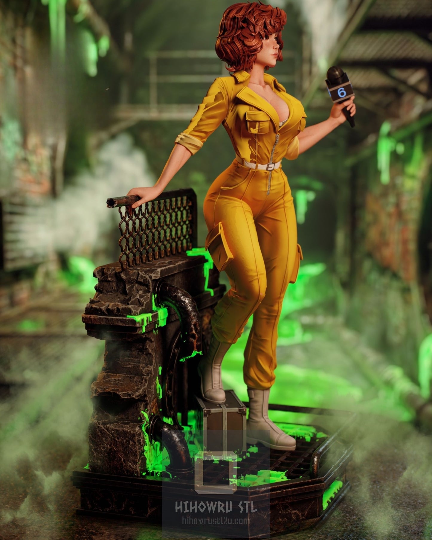 4782 April O'Neil NSFW - TMNT - STL 3D Print Files
