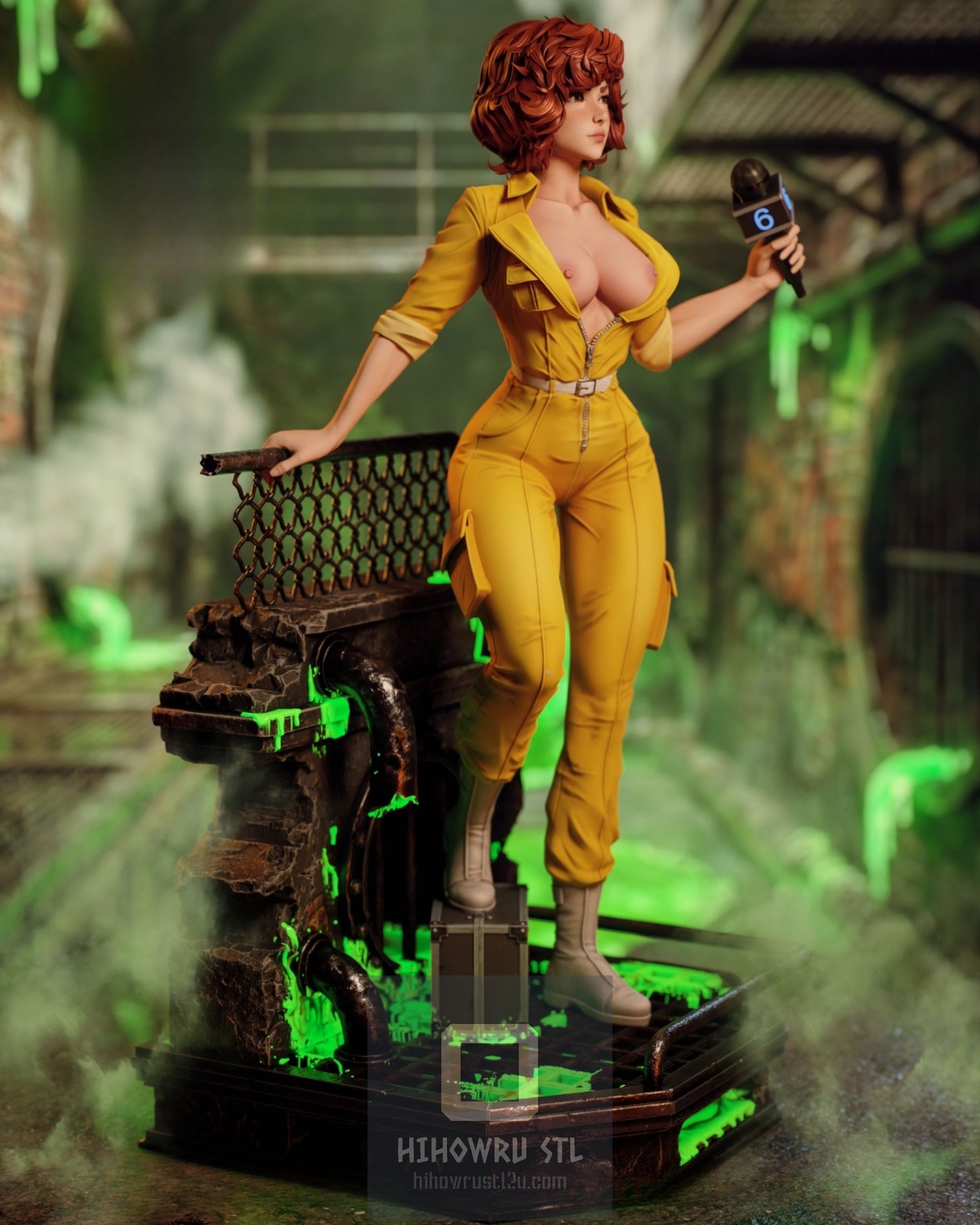 4782 April O'Neil NSFW - TMNT - STL 3D Print Files