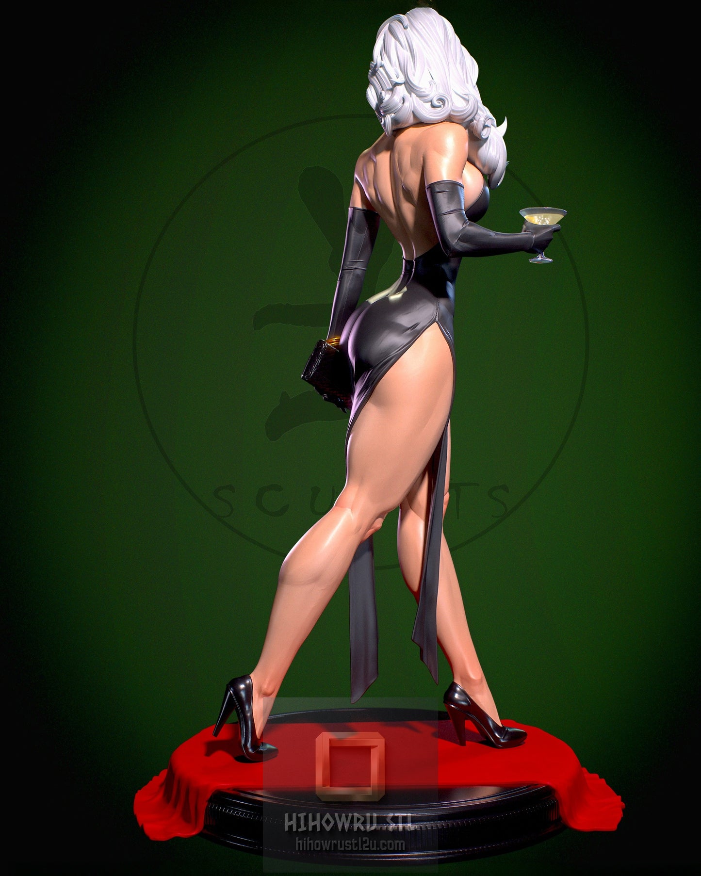 4984 Black Cat NSFW - Marvel Comics  - STL 3D Print Files