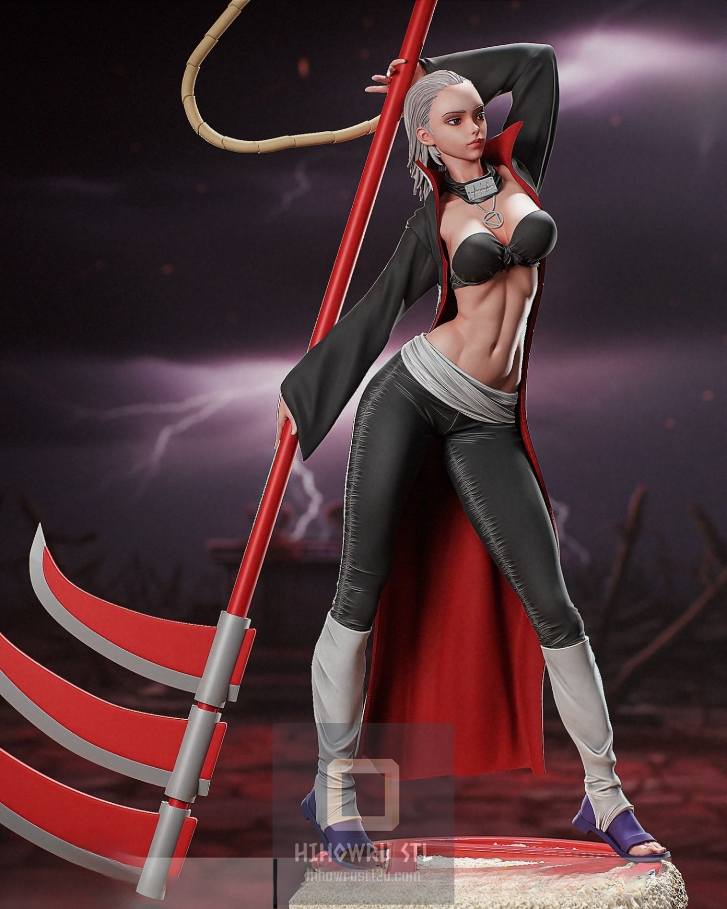4887 Female Hidan NSFW - Naruto - STL 3D Print Files