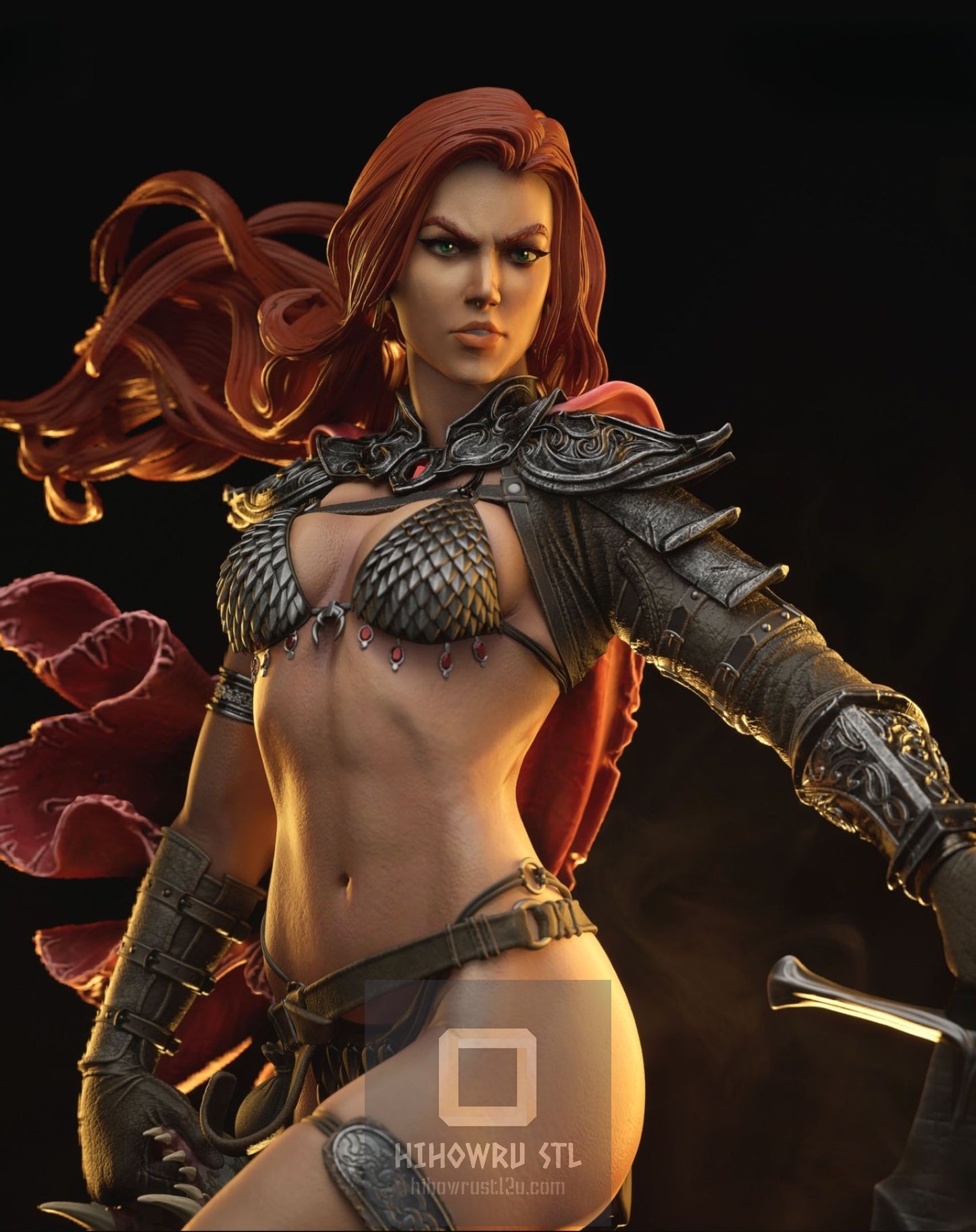 4391 Red Sonja - Marvel Comics - STL 3D Print Files
