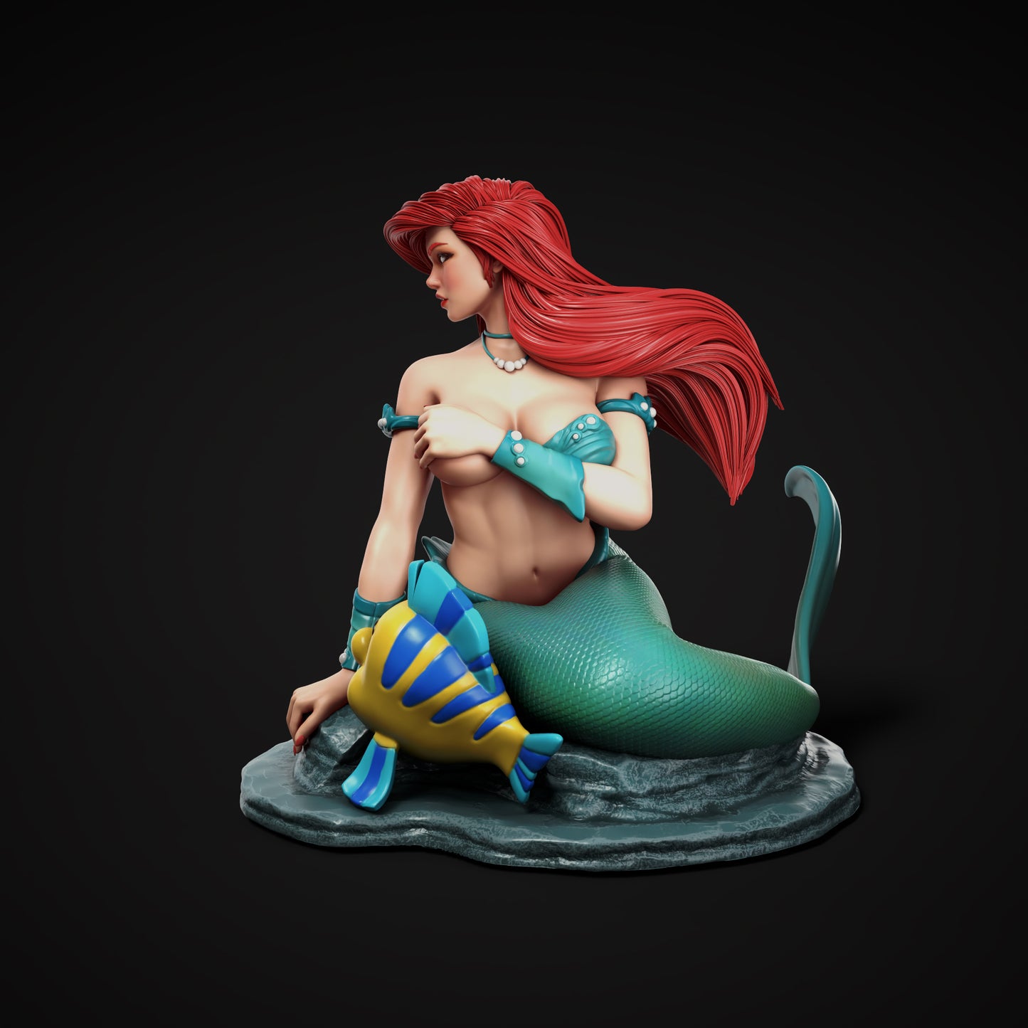 3878 Ariel - Mermaid Princess - STL 3D Print Files