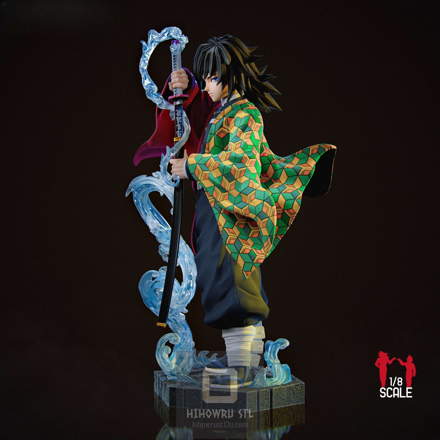4591 Giyu Tomioka - Kimetsu no Yaiba - STL 3D Print Files