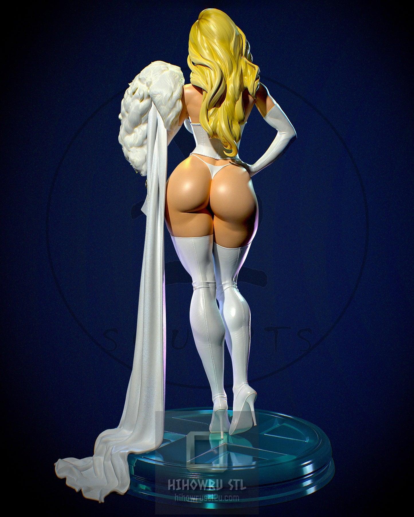 4994 Emma Frost NSFW - X-men - STL 3D Print Files