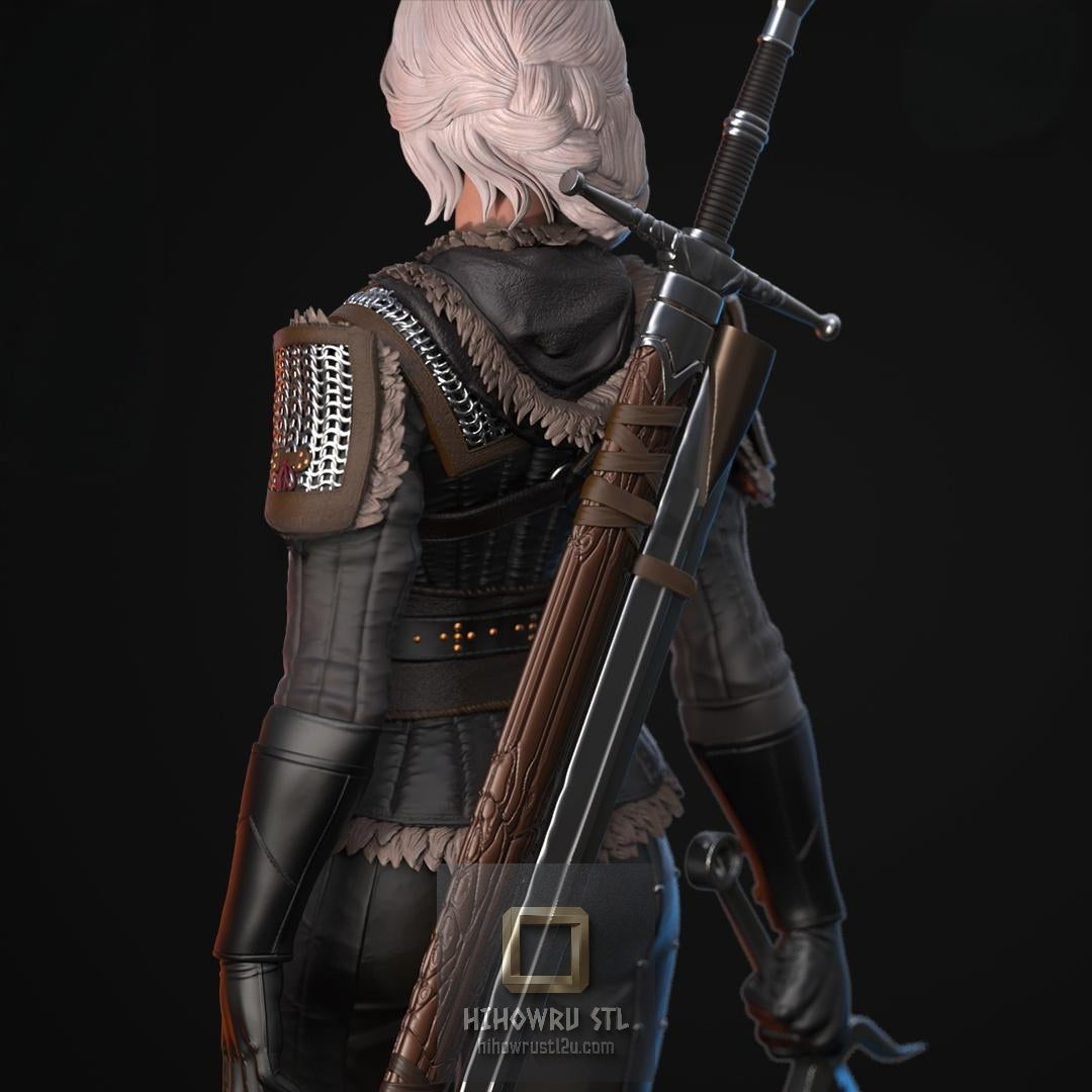5603 Ciri - The Witcher 4 - STL 3D Print Files