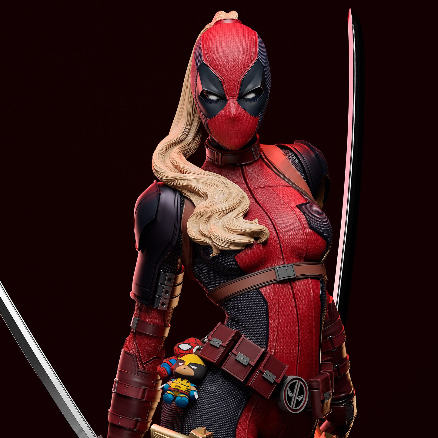 2836 Lady Deadpool - Deadpool - STL 3D Print Files