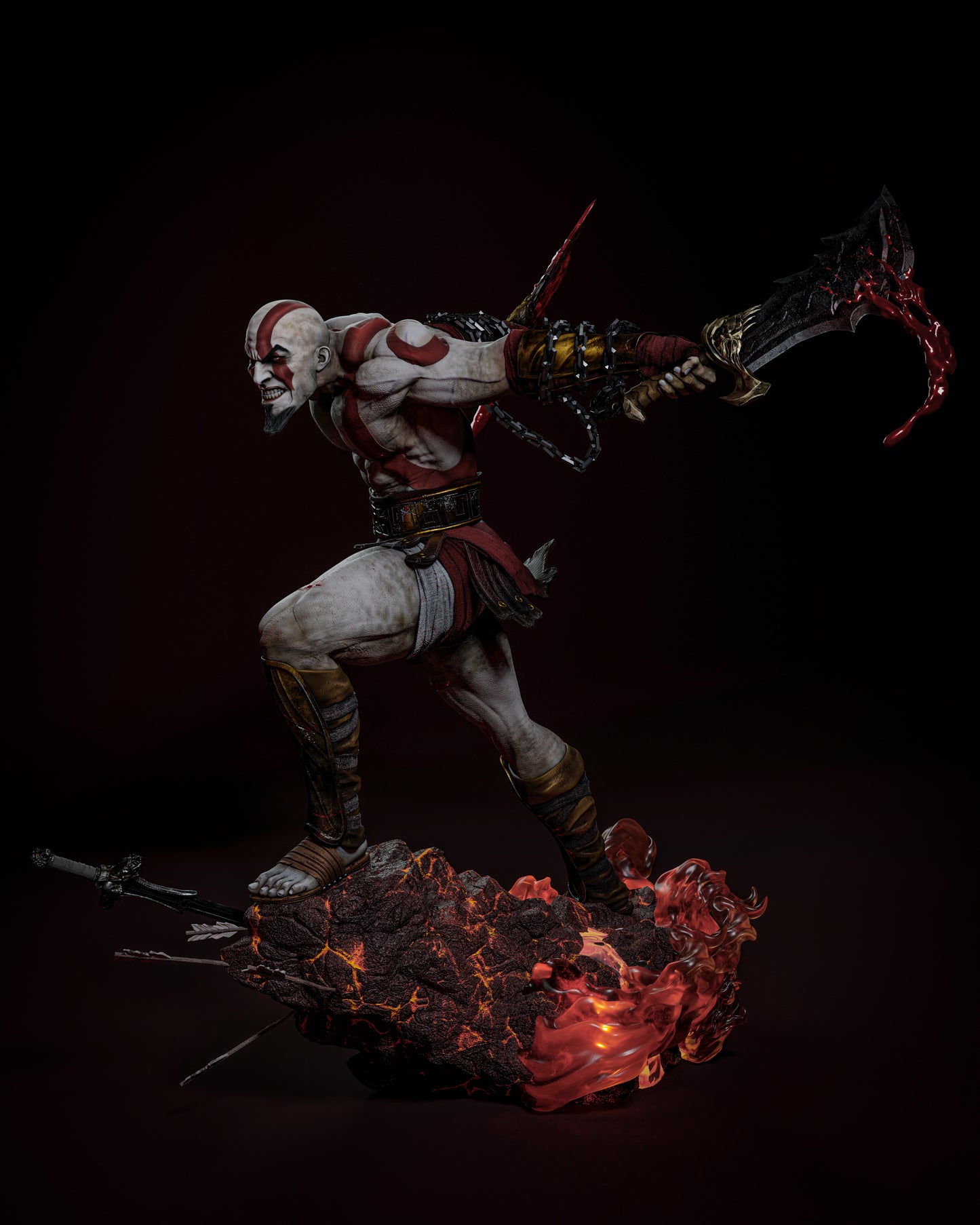 2429 Kratos - God of War - STL 3D Print Files