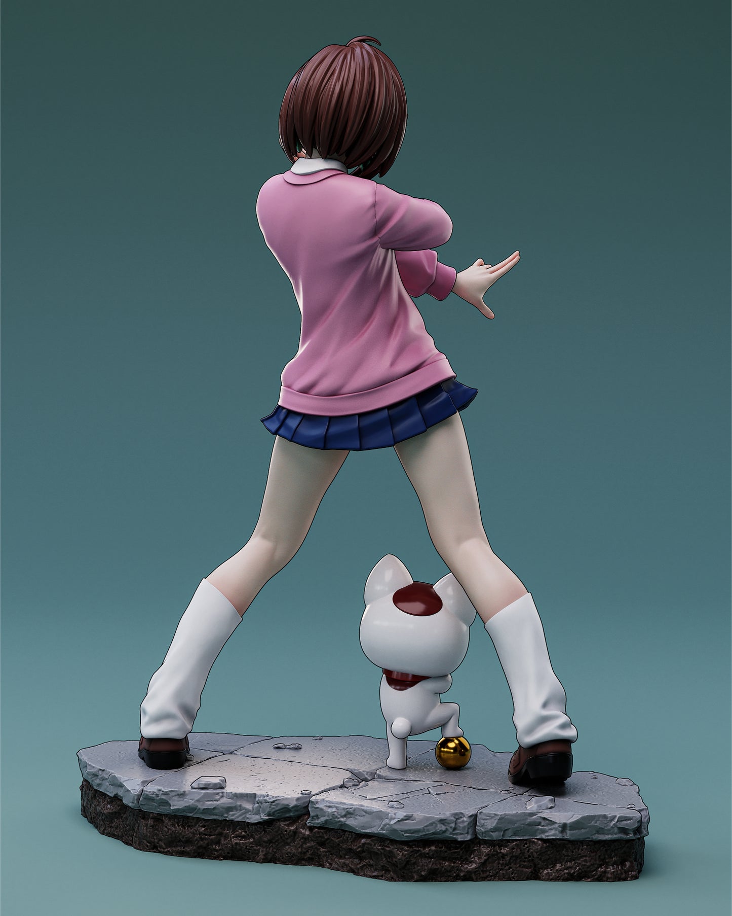 3923 Momo Ayase - Dandadan - STL 3D Print Files