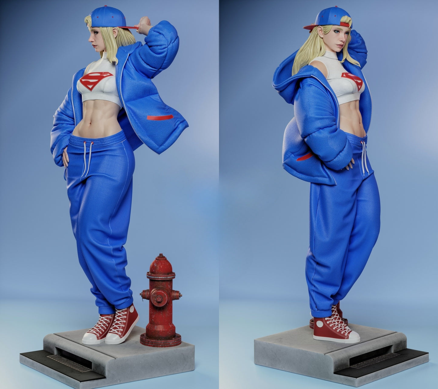 2687 Supergirl - DC Comics - STL 3D Print Files