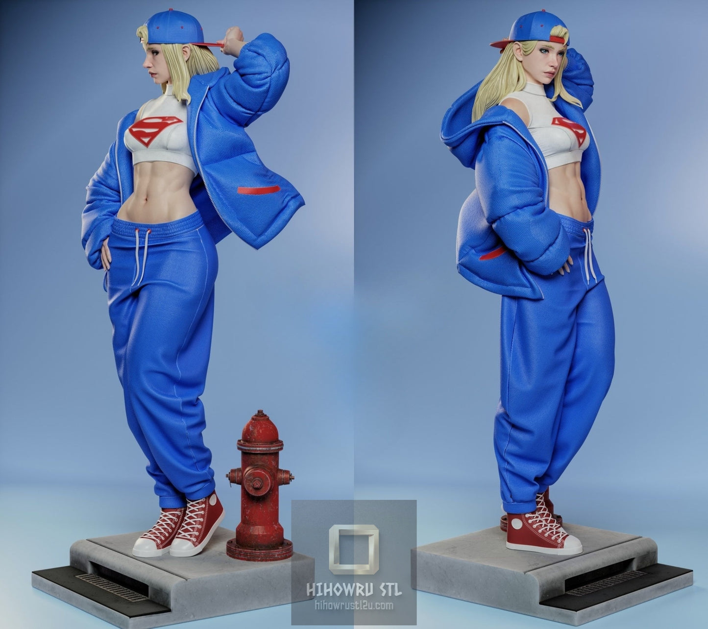 2687 Supergirl - DC Comics - STL 3D Print Files
