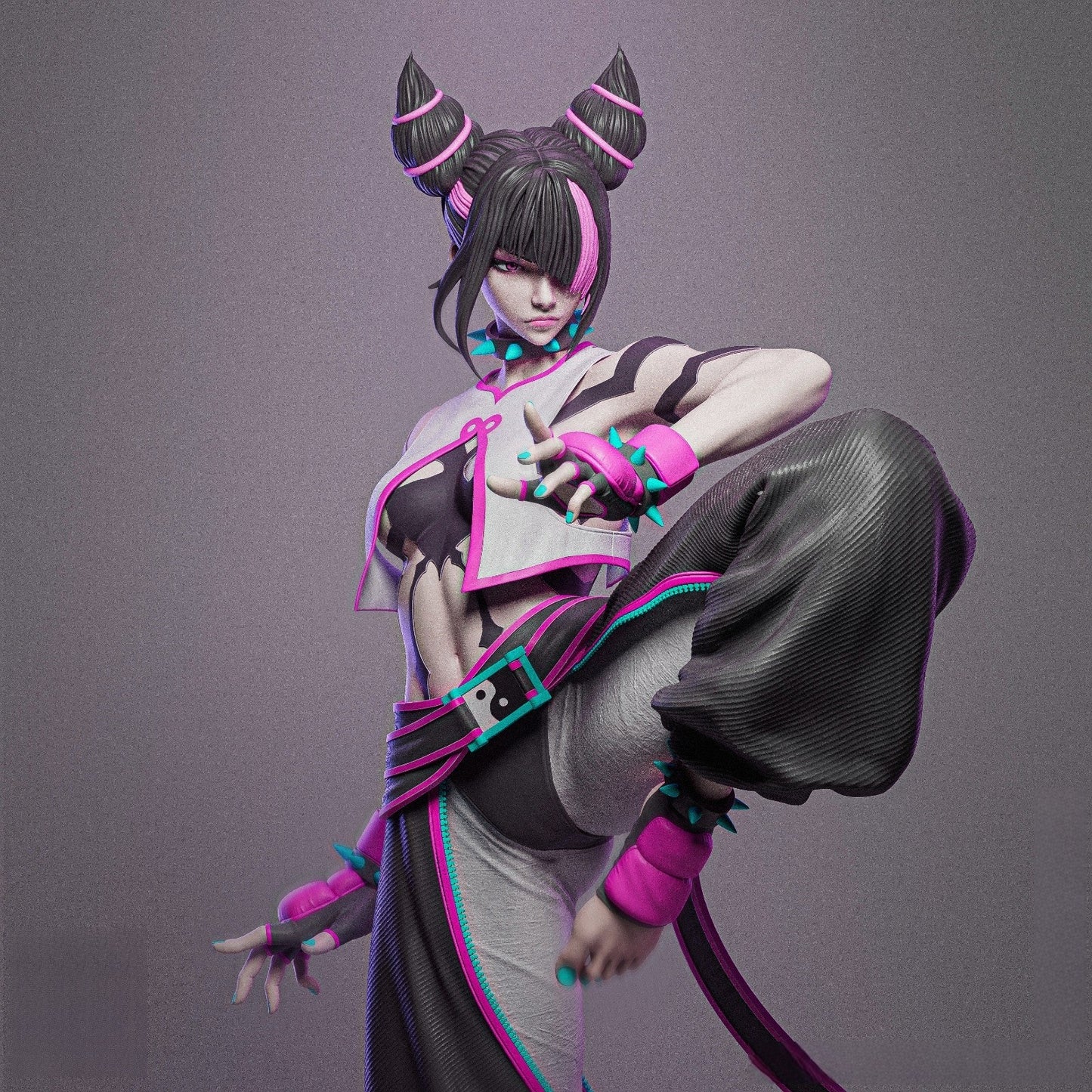 1688 Juri Han - Street Fighter - STL 3D Print Files