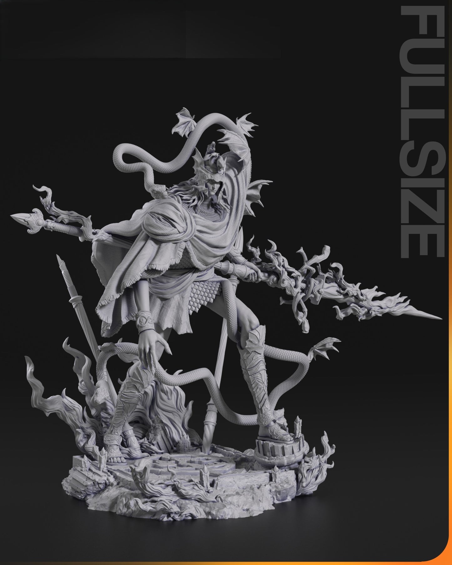 2576 Messmer the Impaler - Elden Ring - STL 3D Print Files