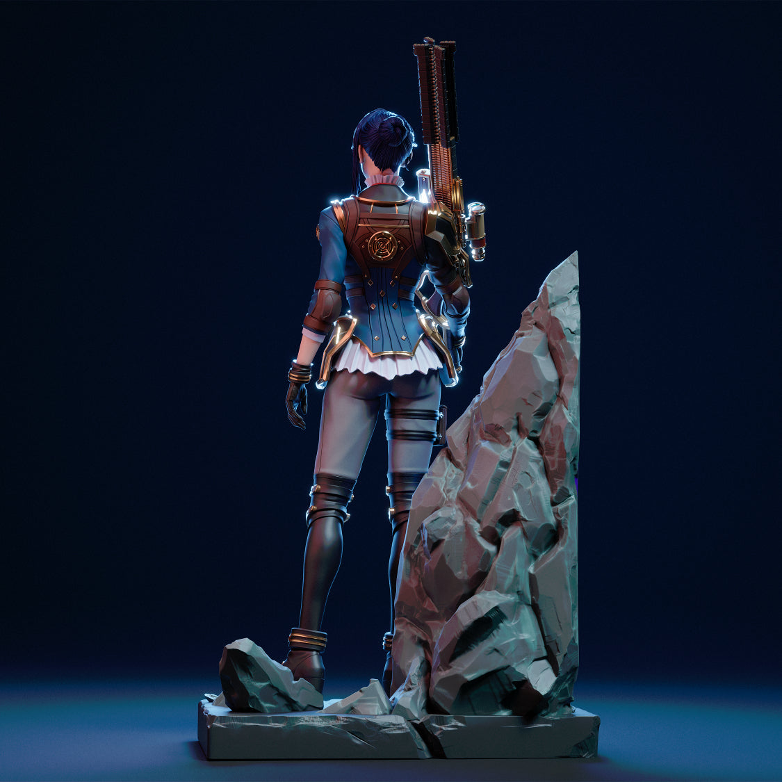 3733 Caitlyn Arcane - League of Legends - STL 3D Print Files