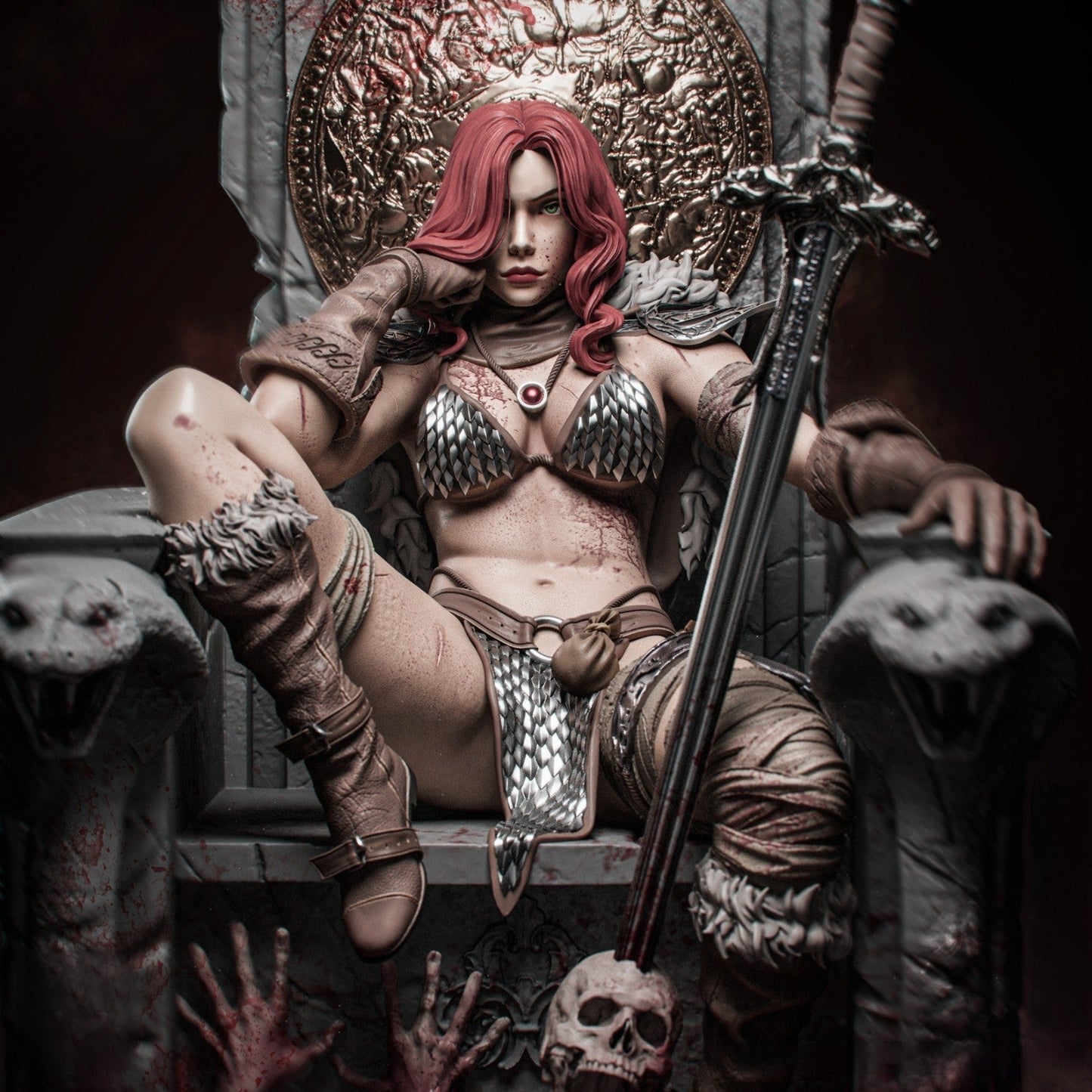 1635 Red Sonja - Marvel Comics - STL 3D Print Files