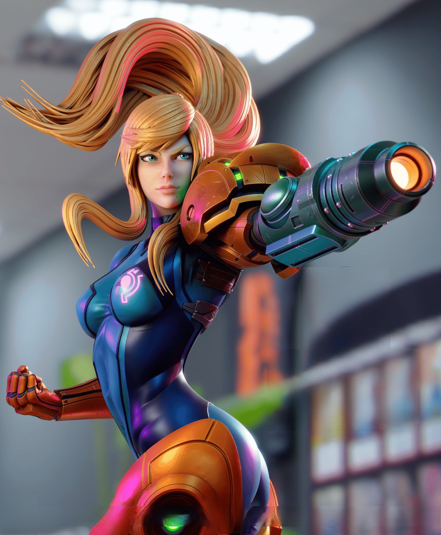 1707 Samus Aran NSFW - Metroid - STL 3D Print Files