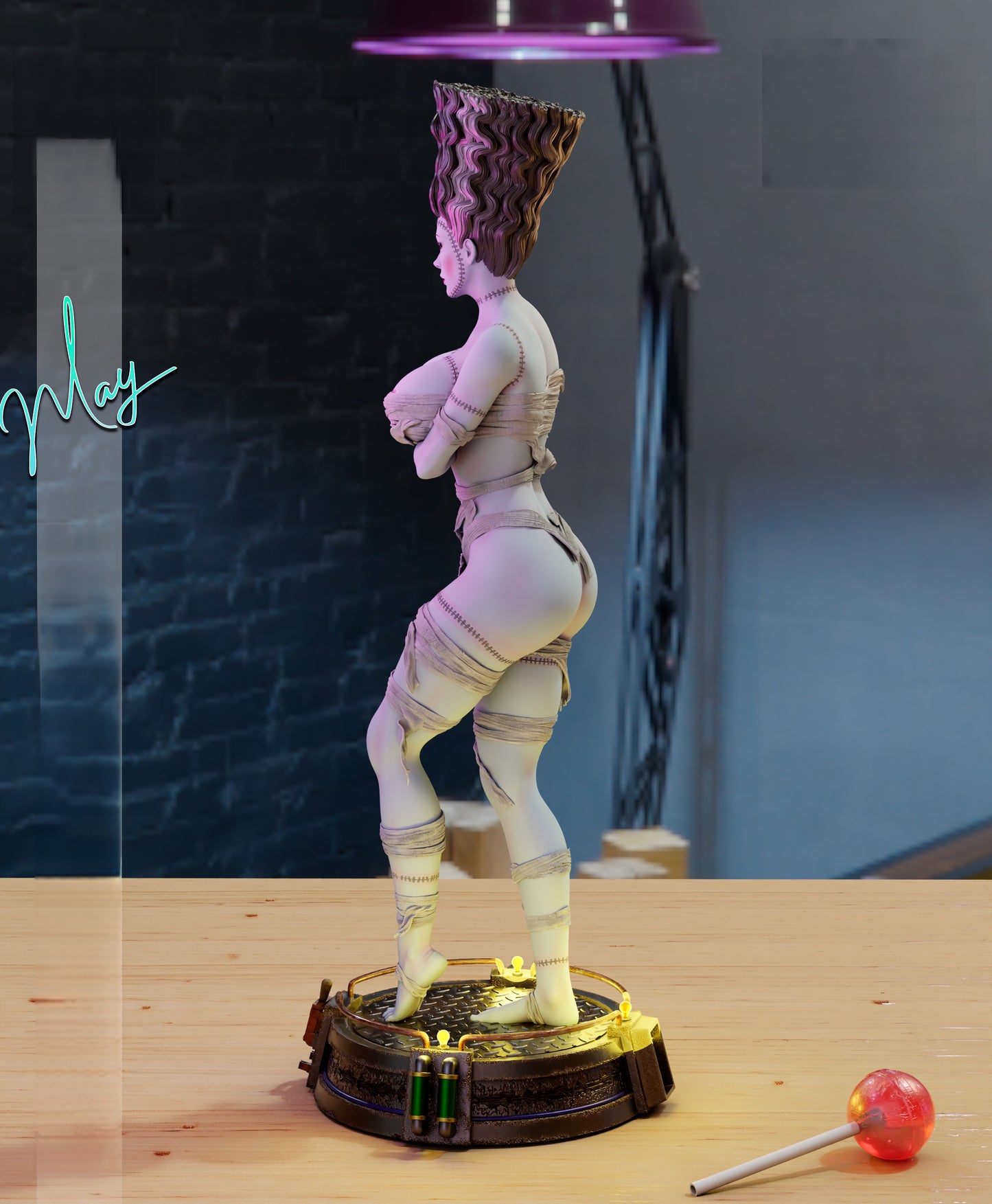 2415 Bride of Frankenstein NSFW - STL 3D Print Files