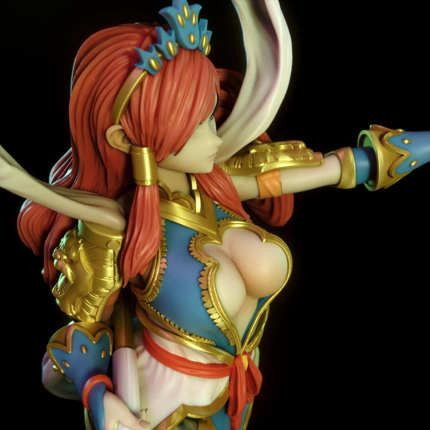 3192 Erza Scarlet NSFW - Nakagami Armor - Fairy Tail - STL 3D Print Files