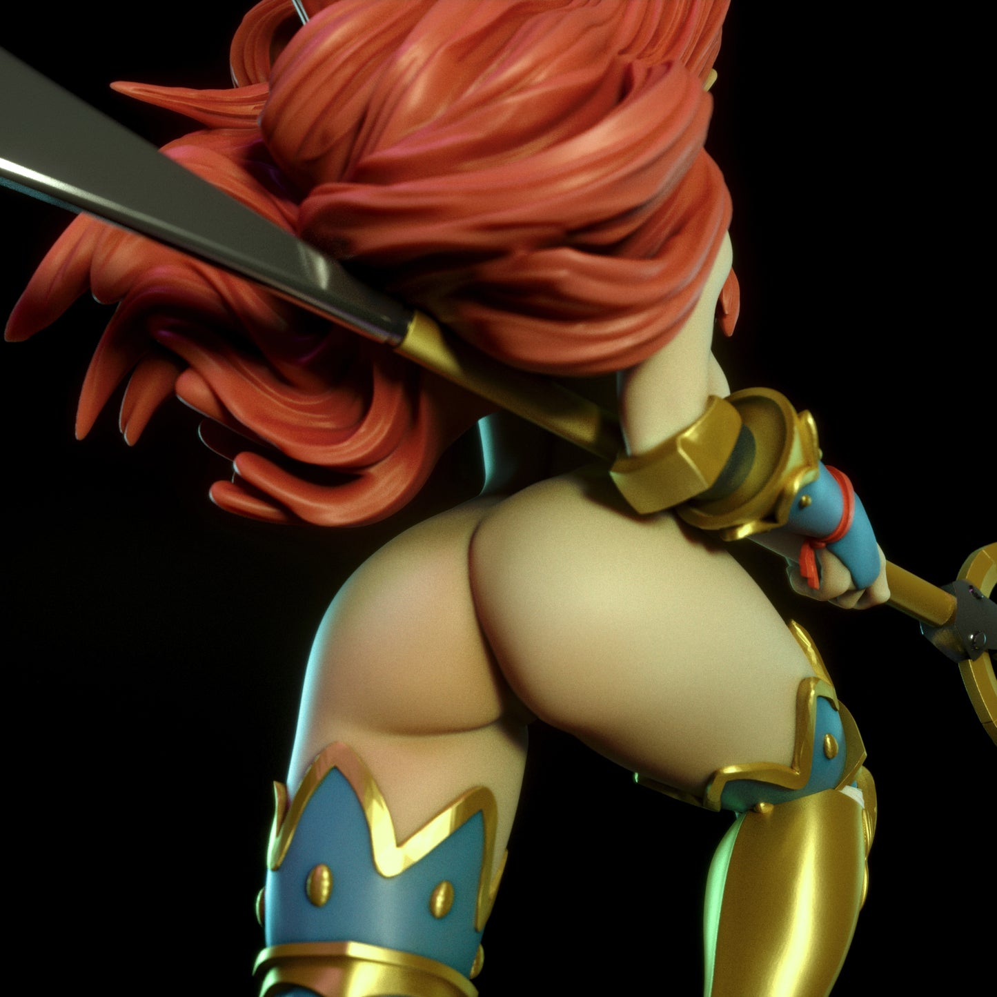 3192 Erza Scarlet NSFW - Nakagami Armor - Fairy Tail - STL 3D Print Files