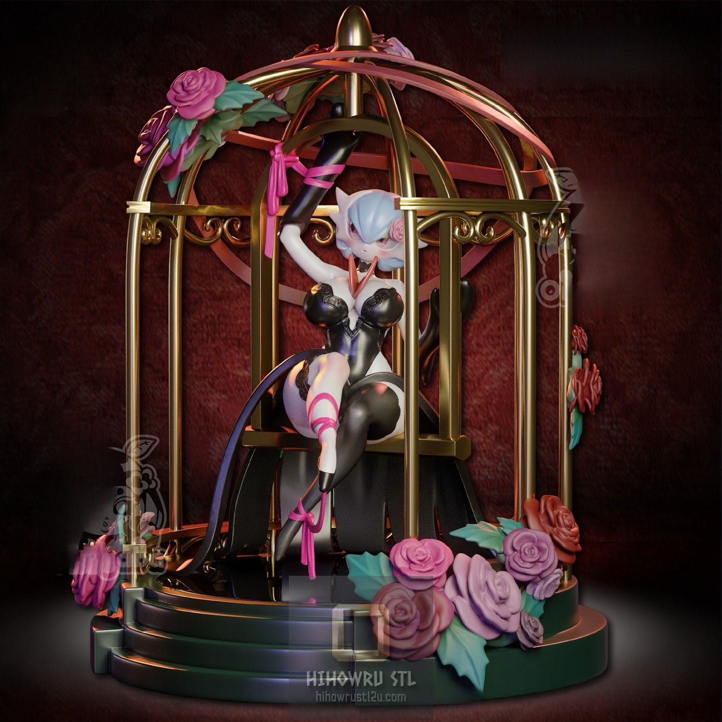 5366 Mega Gardevoir NSFW - POKEMON - STL 3D Print Files